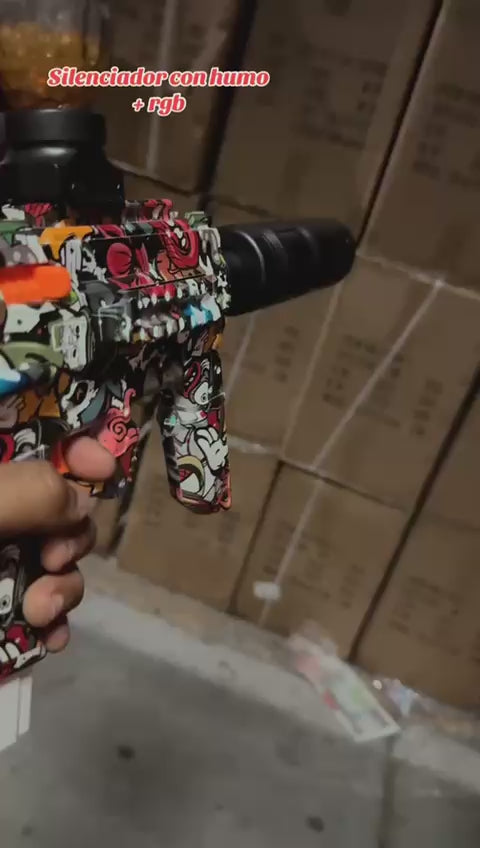 JUGUETE VIRAL HIDROGEL CON LUZ Y HUMO